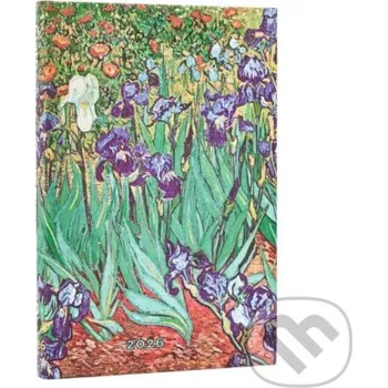 Záložka Paperblanks - týždenný diár Van Gogh’s Irises 2026 - Paperblanks Paperblanks