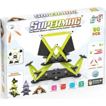 ostatní stavebnice SUPERMAG magnetická stavebnice Technicolor 60ks