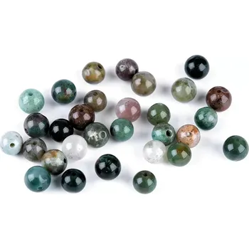 Korálek Minerální korálky Achát indiánský Ø6 mm - 10 ks