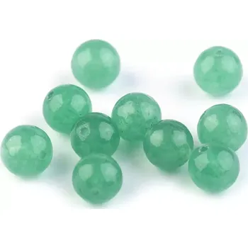 Korálek Minerální korálky Avanturín Ø6 mm - 10 ks