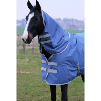 Deka pro koně EQUITHÈME Krční díl Tyrex Equithème, 0 g, eco, navy Délka zad: COB