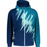 Pánská mikina na zip premium ALTISPORT VOJ/ALM006MI02 PETROLEJOVÁ/MODRÁ M