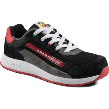 Pracovní obuv ABARTH 595 Černo-červená S3 Veľkosť: 46 ABARTH 595 Černo-červená S3