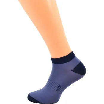 Pánské ponožky Gapo Pánské kotníkové ponožky Sport New 1. Velikost: 11-12 (EU 47-48), 2. Barva: Ocelová modř