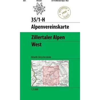 Zillertaler Alpen West - Historische Karte 1:25 000