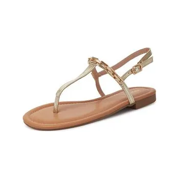 Dámské sandále Sandály DeeZee E2141-1 Zlatá 36