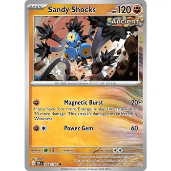 Karetní hra Sandy Shocks 098/162 - Temporal Forces Typ karty: Reverse Holo