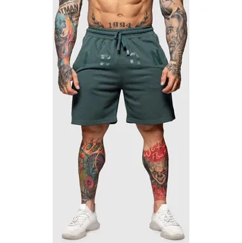 Pánské kraťasy Teplákové kraťasy Iron Aesthetics College, zelené : Barva - Zelená, Velikost - 3XL