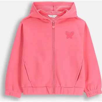 Chlapecká mikina Dětská mikina Coccodrillo růžová barva, s kapucí, vzorovaná, RAVE GIRL KIDS ZC5132401RGK 42X, vel. 116