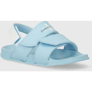 Dívčí sandály Dětské sandály Calvin Klein Jeans V1X2.80920.27.34 modrá 50X, EUR 28