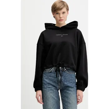Dámská mikina Bavlněná mikina Tommy Jeans DW0DW21607 černá 99X, vel. XS