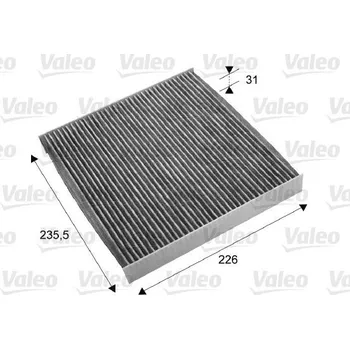 Kabinový filtr VALEO Filtr, vzduch v interiéru 715678
