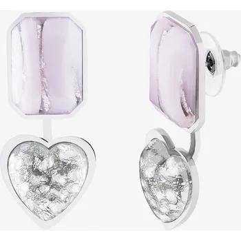 Náušnice Náušnice z chirurgické oceli Heartlight s českým křišťálem Preciosa