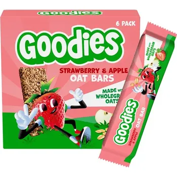 Goodies Ovesná tyčinka jahody a jablko (Goodies) - 6 x 23 g