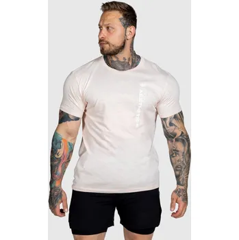 Pánské tričko Pánské tričko Iron Aesthetics Comfort, růžové : Barva - Růžová, Velikost - S