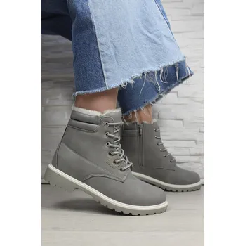 Dámská zimní obuv Dámské workery 3457 Barva: šedá, Velikost: 38