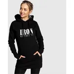 Dámská mikina Iron Aesthetics Longline, černá : Barva - Černá, Velikost - L