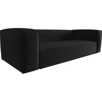 Pohovka Cosmopolitan Design Černá sametová čtyřmístná pohovka Mackay 230 cm
