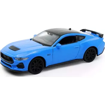 autíčko Welly 2024 Ford Mustang GT 1:34 modrý