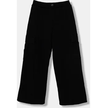 Chlapecké kalhoty Dětské bavlněné tepláky United Colors of Benetton 3NBMCF06O.G.seasonal černá 99X, vel. 170