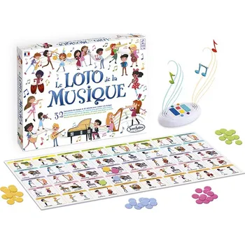 Dřevěná hračka SentoSphere Zvuky - hudební nástroje