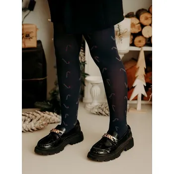 Dámská móda Fiore punčocháče dívčí Sweetie Y5108 - tm. modrá, 128-134