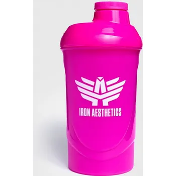 Shaker Shaker Iron Aesthetics 600ml, růžový : Barva - Růžová, Velikost - UNI