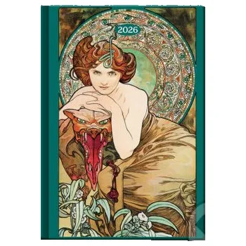 Doplněk ke knize Denný diár Art Mucha 2026 - Spektrum grafik Spektrum grafik