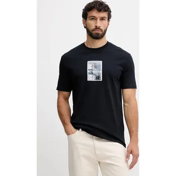 Bavlněné tričko Armani Exchange XM001907.AF10362 námořnická modř 59B, vel. S