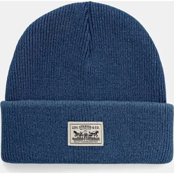 Čepice Bavlněná čepice Levi's modrá barva, 000J4 57X, vel. ONE SIZE
