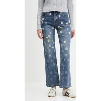 Dámské džíny Džíny Desigual DAISYS dámské, high waist, 25WWDD16 modrá 57X, vel. 40