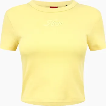 Dámské oblečení Tričko Hugo Medium Yellow 1176137 L