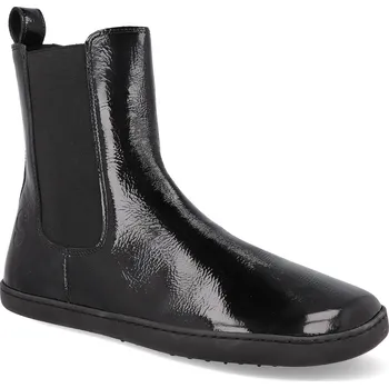 Dámské kozačky Barefoot kotníkové boty Shapen - Majesty Chelsea black černé Velikost: 42