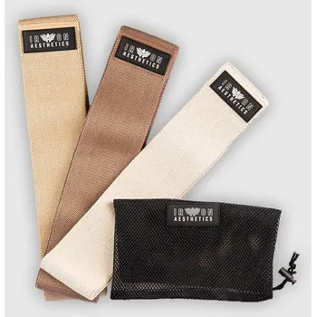 Set odporových gum Iron Aesthetics Booty Bands, nude : Velikost - UNI