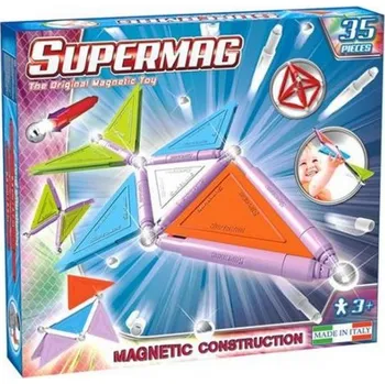 ostatní stavebnice SUPERMAG magnetická stavebnice Tags trendy 35ks