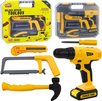 Hra na obchod Dětský kufřík s nářadím 12 dílů se světly a zvuky