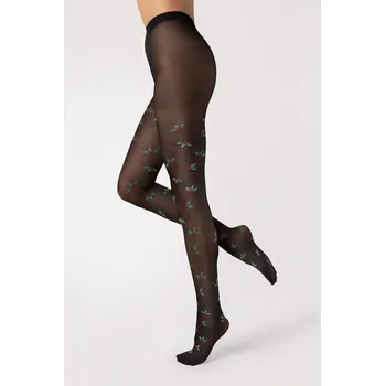 Dámské punčochy Fiore punčocháče G6113 Holly 40DEN - černá, M