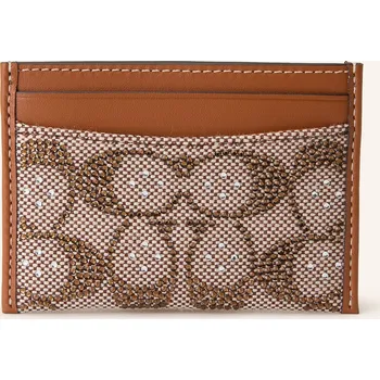 Kabelka Coach Dámské Pouzdro Na Karty Crystal Signature S Ozdobnými...