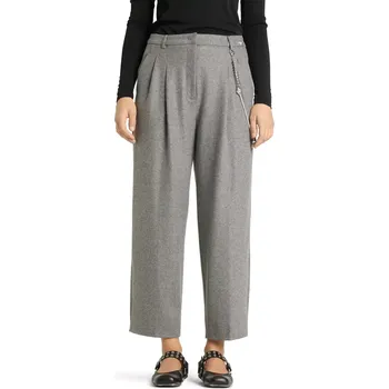 Dámské kalhoty CAMBIO Emilie dámské kalhoty šedé s řetízkem