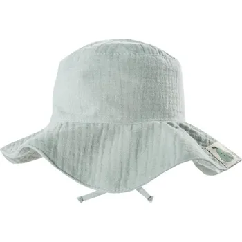 Klobouk Eevi Dětský mušelínový klobouk zelený - S