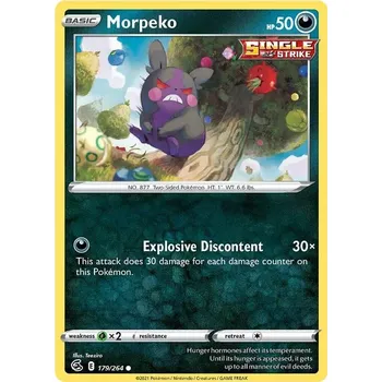 Karetní hra Morpeko 179/264 - Fusion Strike Typ karty: Reverse Holo