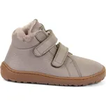 FRODDO ZIMNÍ FURRY Light Grey | Dětské zimní zateplené barefoot boty - 26