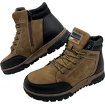 Pretty Pánské hnědé šněrovací zimní boty 04 Barva: Hnědá, Velikost: 44