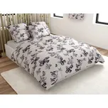 Povlečení z mikrovlákna BLACK BUTTERFLY krémové Rozměr povlečení: 2 ks 70 x 80 cm | 160 x 200 cm 209875094