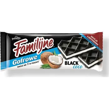 Familijne wafle gofrowe black coco 140g