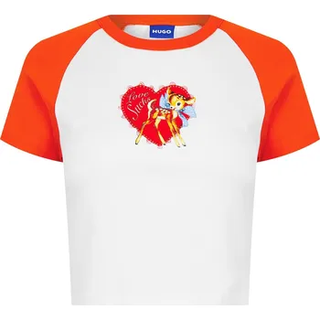 Dámské oblečení Tričko Hugo Med Orange 1175958 S