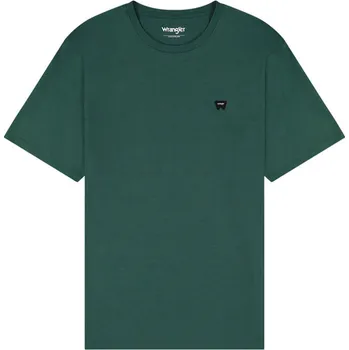 Pánské oblečení Wrangler pánské triko 112371479 Zelená XL