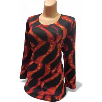 Dámský svetr Pulovr silnější ORA, Barva Černá, Velikost XL 44, Materiál 88%Vs 6%Pa 6%Pu