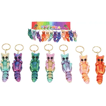 Klíčenka 3D kočka