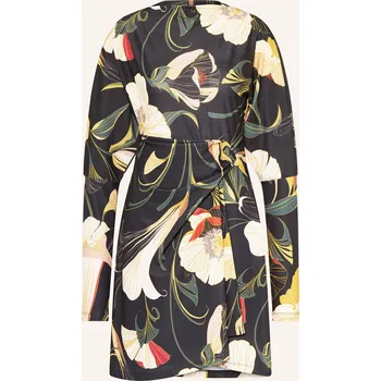 Dámské šaty Ted Baker Dámské Zavinovací Šaty Lazira, černá / žlutá /...